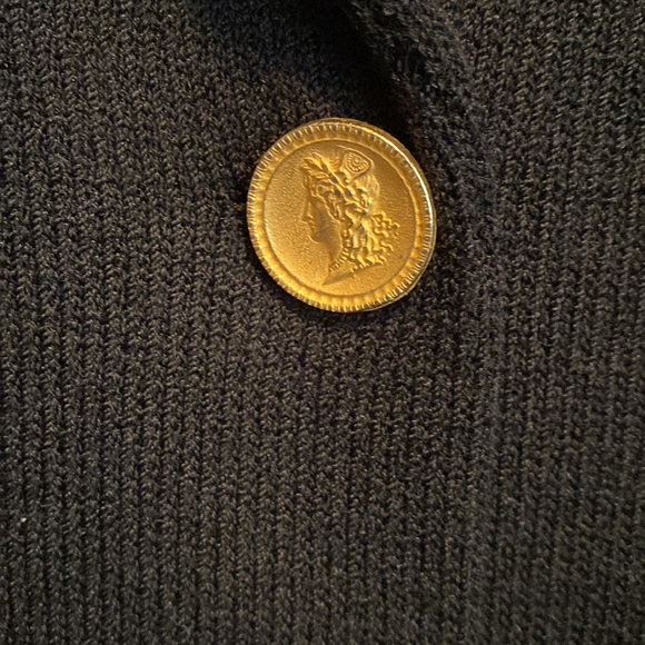 Rich and Levy black knit jacket and skirt set - Picture 5 of 12